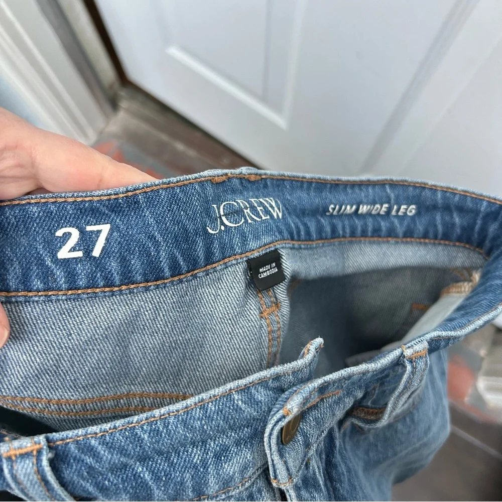 J. Crew Slim Wide leg crop jeans - Picture 11 of 11